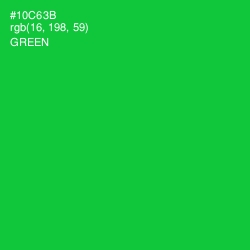 #10C63B - Green Color Image