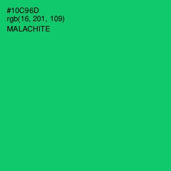 #10C96D - Malachite Color Image