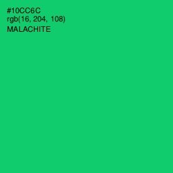#10CC6C - Malachite Color Image