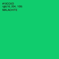 #10CC6D - Malachite Color Image