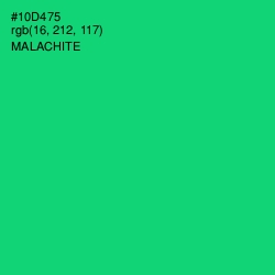 #10D475 - Malachite Color Image