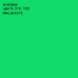 #10DB69 - Malachite Color Image