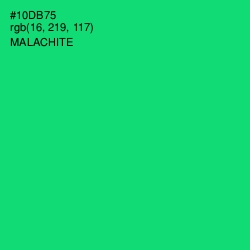 #10DB75 - Malachite Color Image