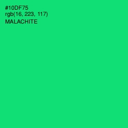 #10DF75 - Malachite Color Image