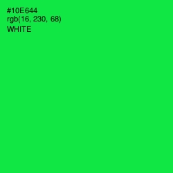 #10E644 - Malachite Color Image