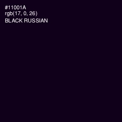 #11001A - Black Russian Color Image