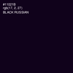 #11021B - Black Russian Color Image