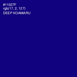 #11027F - Deep Koamaru Color Image
