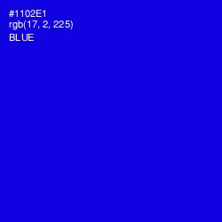 #1102E1 - Blue Color Image