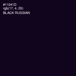 #11041D - Black Russian Color Image