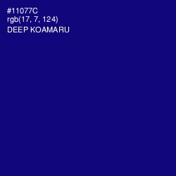 #11077C - Deep Koamaru Color Image