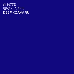 #11077E - Deep Koamaru Color Image