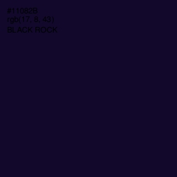 #11082B - Black Rock Color Image