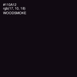 #110A12 - Woodsmoke Color Image