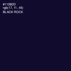 #110B2D - Black Rock Color Image