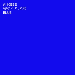 #110BEE - Blue Color Image