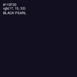 #110F20 - Black Pearl Color Image