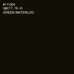 #111004 - Green Waterloo Color Image