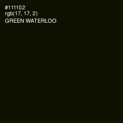 #111102 - Green Waterloo Color Image