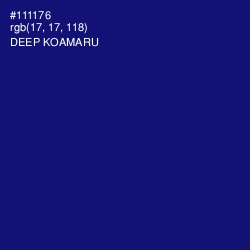 #111176 - Deep Koamaru Color Image