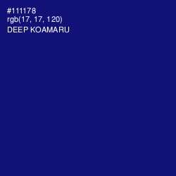 #111178 - Deep Koamaru Color Image