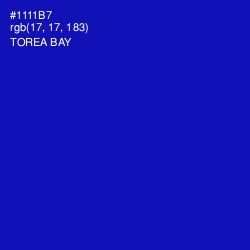 #1111B7 - Torea Bay Color Image