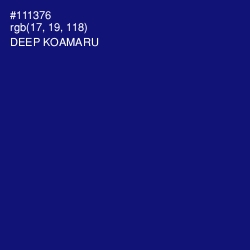 #111376 - Deep Koamaru Color Image