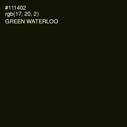 #111402 - Green Waterloo Color Image