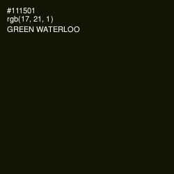 #111501 - Green Waterloo Color Image