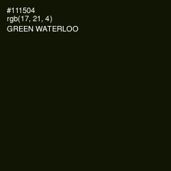 #111504 - Green Waterloo Color Image