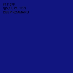 #11157F - Deep Koamaru Color Image