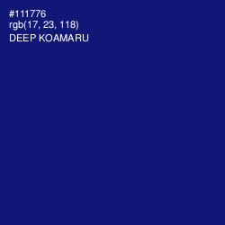 #111776 - Deep Koamaru Color Image