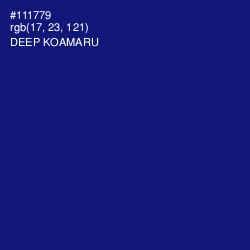 #111779 - Deep Koamaru Color Image
