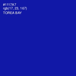 #1117A7 - Torea Bay Color Image