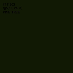 #111803 - Pine Tree Color Image