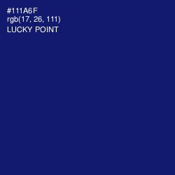 #111A6F - Lucky Point Color Image