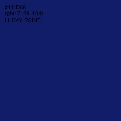 #111D68 - Lucky Point Color Image