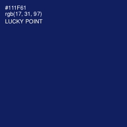 #111F61 - Lucky Point Color Image