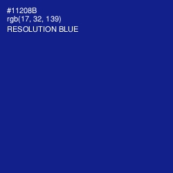 #11208B - Resolution Blue Color Image