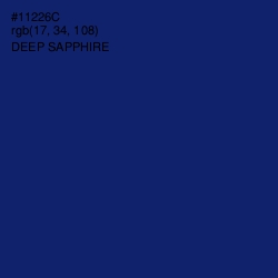 #11226C - Deep Sapphire Color Image