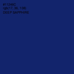 #11246C - Deep Sapphire Color Image