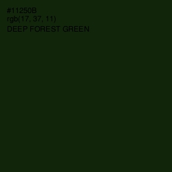 #11250B - Deep Forest Green Color Image