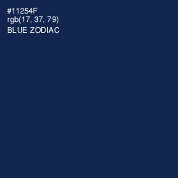 #11254F - Blue Zodiac Color Image