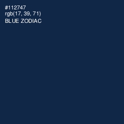 #112747 - Blue Zodiac Color Image