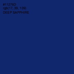 #11276D - Deep Sapphire Color Image