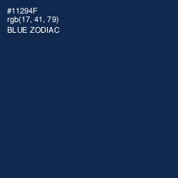 #11294F - Blue Zodiac Color Image