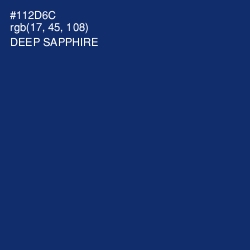 #112D6C - Deep Sapphire Color Image
