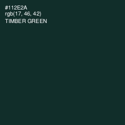 #112E2A - Timber Green Color Image