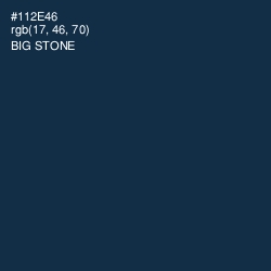 #112E46 - Big Stone Color Image