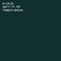 #112F2D - Timber Green Color Image